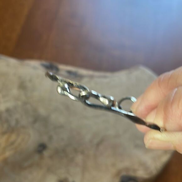 Sterling Silver Knot Bangle Bracelet - Picture 4 of 4